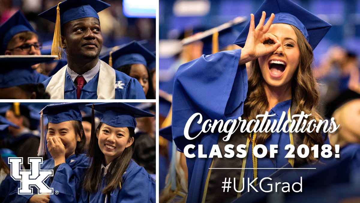 This year's Commencement ceremonies are expected to be the largest in UK’s history! Overall, more than 3,735 undergrad + 1,568 grad and professional students will earn their degree.

#seeblue #UKGrad