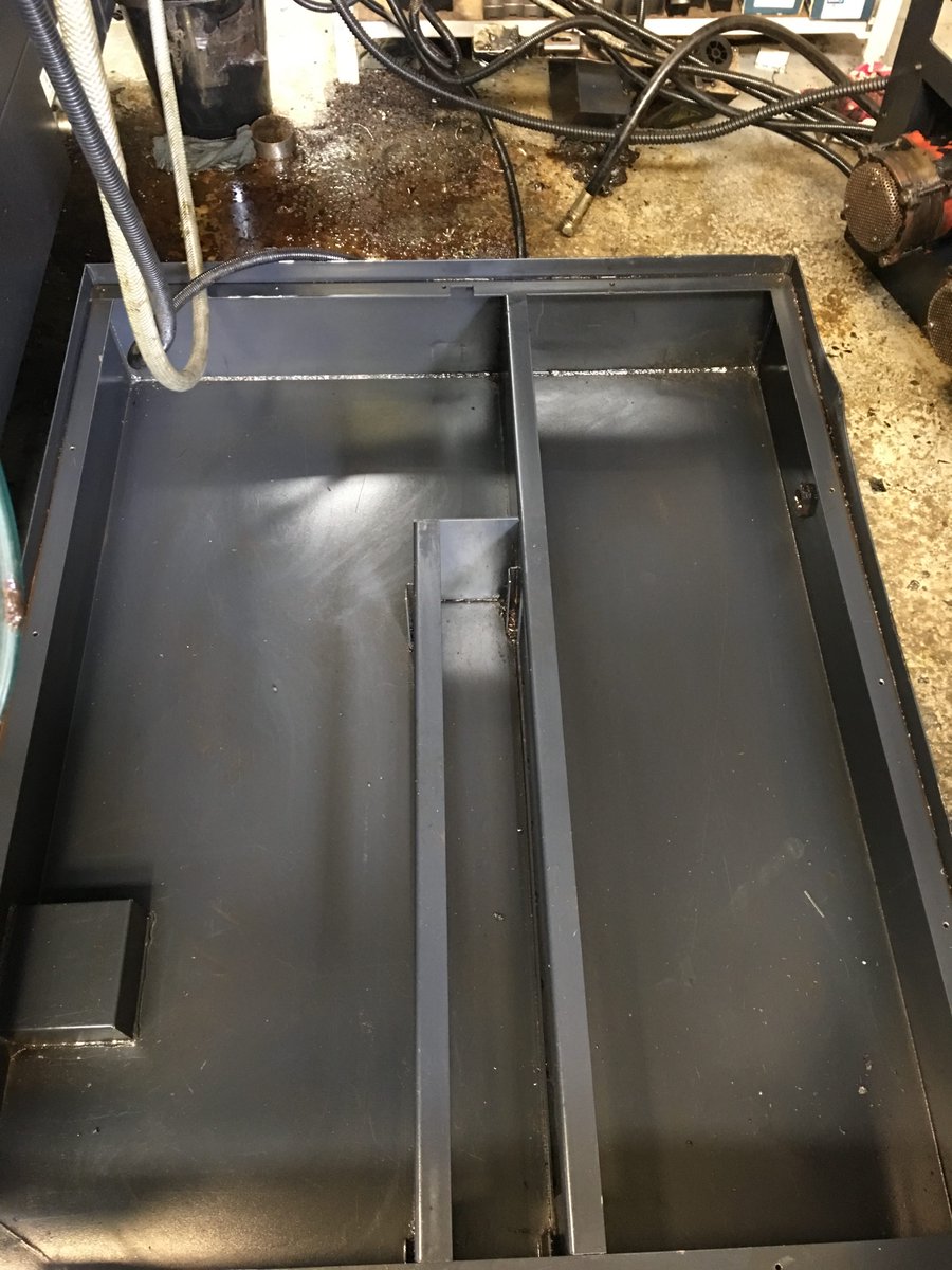 Latest CNC coolant cleanout - our Service Engineers have to deal with - bacteria, fungus and years of grime !. Terrible fungal growth blocking pipes/filters despite the previous Fluid care company reporting nil fungal - more like Fluid scare ! Lubriserv machine cleaning services