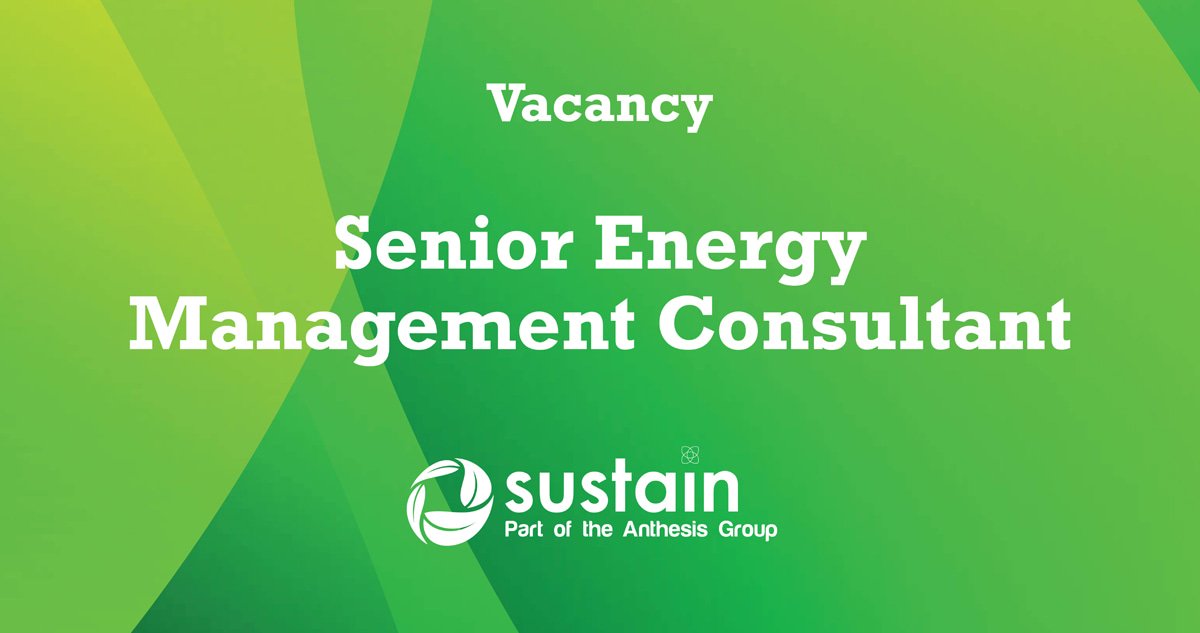 We’re recruiting for a Senior Energy Management Consultant to join our team in Bristol bit.ly/2FHVdvZ