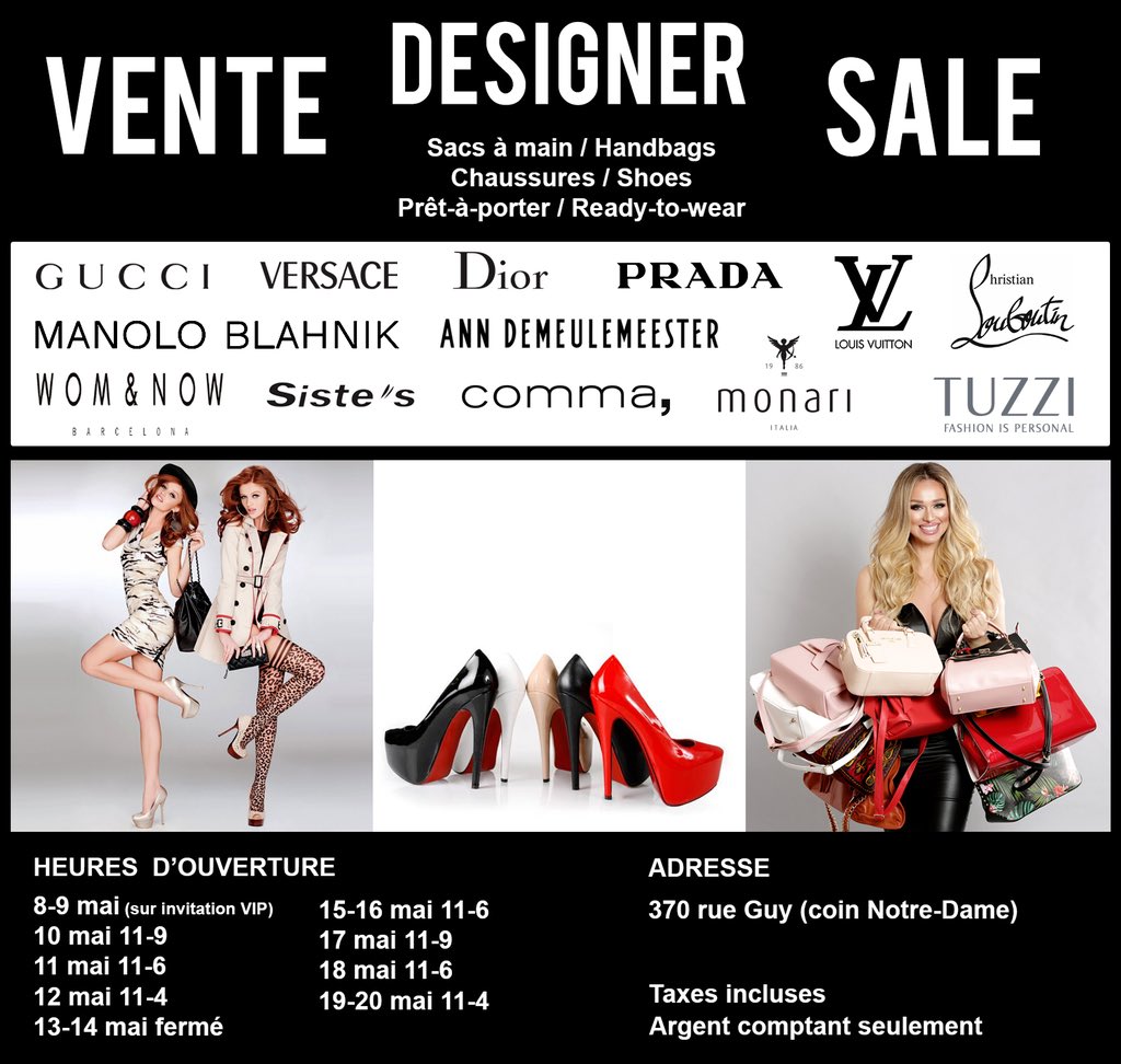 In case you missed it last Fall we’re doing another exclusive designer sale! For a limited time take advantage of prices 50-80% off on brands that never reduce! Bring your friends and acquire some key investment pieces. Details below. #DesignerSale
