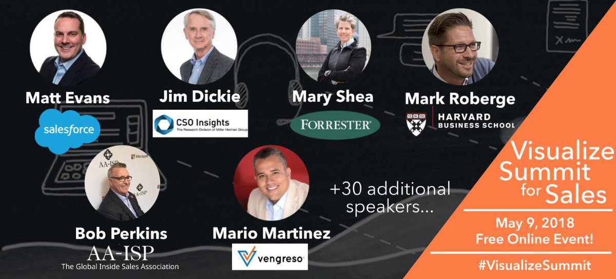 M_3jr's tweet image. I&apos;m excited to present at the 1st @Lucidchart #VisualizeSummit for #Sales on May 9th! Register for Free: bit.ly/2rfXJV1

#sales #salesleader #socialselling #digitalsales #digitalselling @govengreso