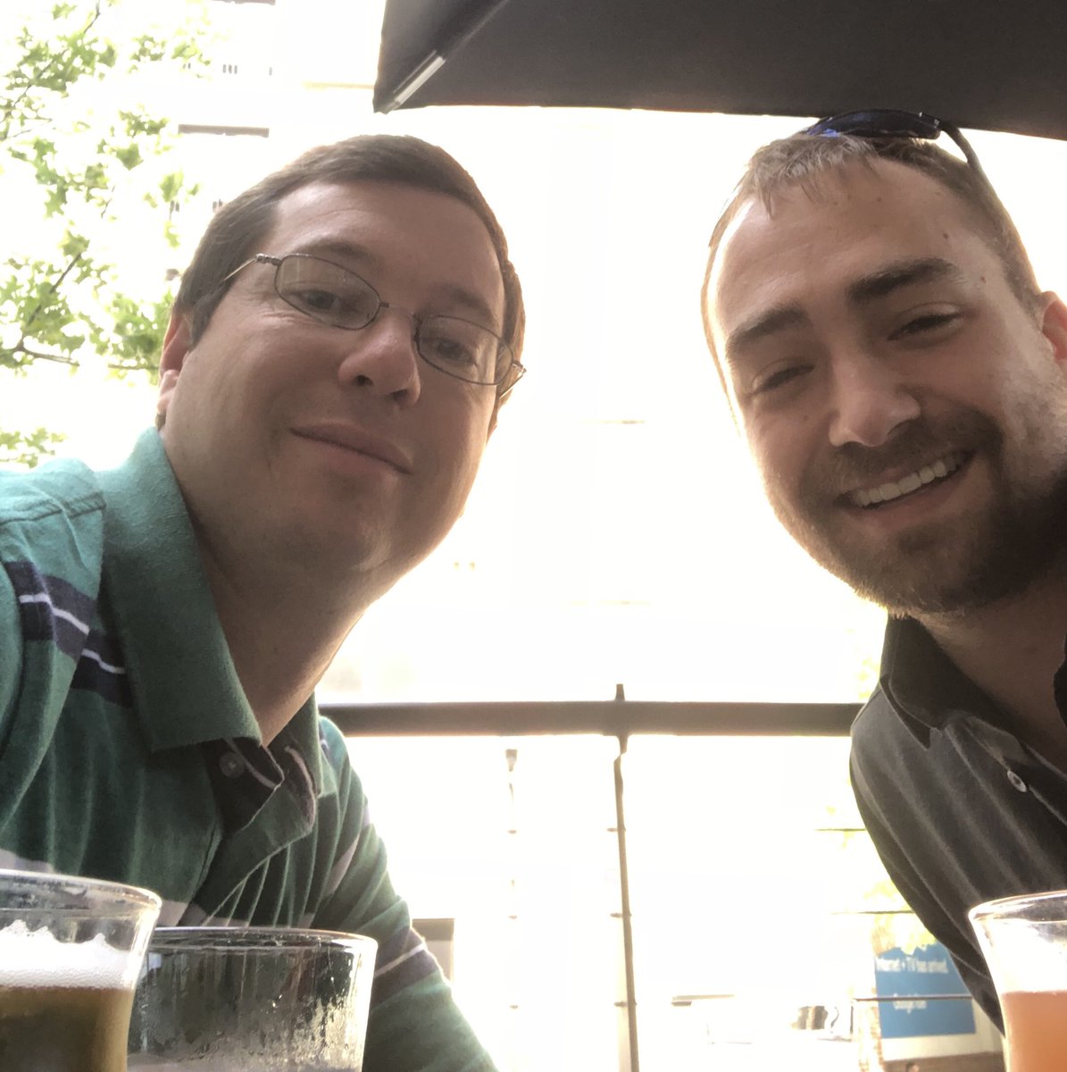 okidata92's tweet photo. Just finished CWNA training in Raleigh.  Enjoying a beer before we head back to Cincinnati.  Committed to @ForwardEdgeOH being an expert partner! https://t.co/t1YaFYtINm