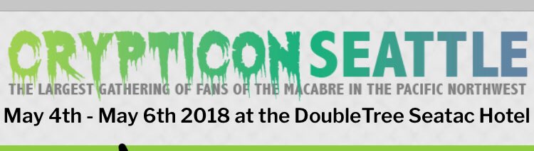 adamsideways's tweet image. I’ll be at #crypticonseattle this weekend Vlogging my experience for my first convention!  If anyone in the Seattle area is attending would love to meet you guys!!