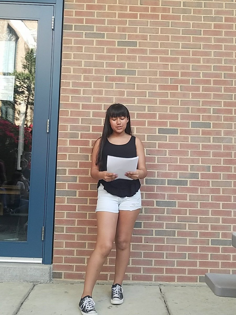 Poetry slam, presenting our poetry #PBLinFCPS #POGinFCPS