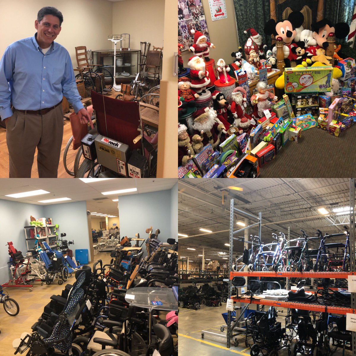 DougTurnbull's tweet photo. I’ve been a @FODACorg fan for years and helped them at the Run, Walk, and Roll the last few. I toured their warehouse and thrift store in Tucker yesterday and have a whole new appreciation! They have a smooth system and help a ton of ppl! Chris Brand and his team are saints. https://t.co/t9sfB52vcJ