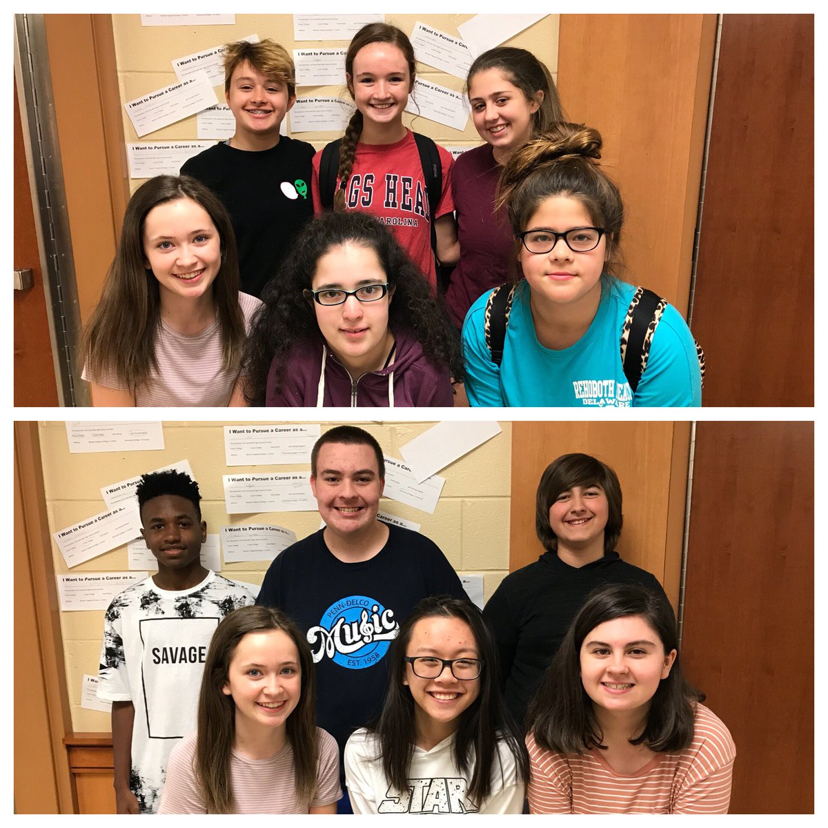 GOLD STUDENTS OF THE MONTH! Awesome job, everyone! Keep up the great work! 💛 #studentsofthemonth #penndelcoproud