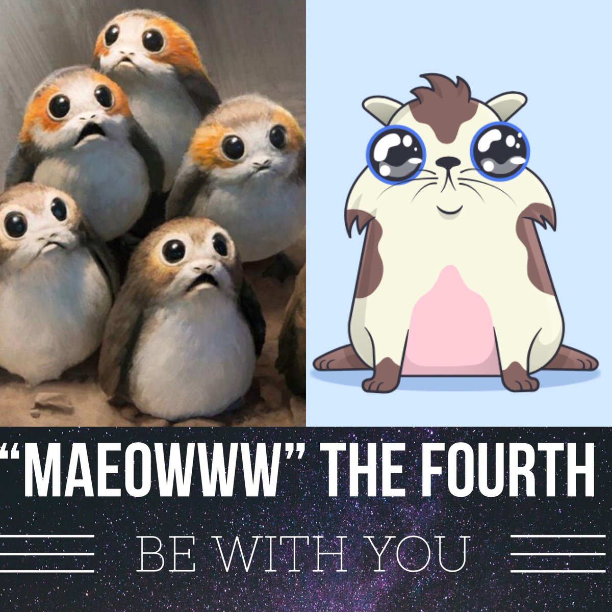 Even the #cryptokitties can wield the Force 😉 <a href="/CryptoKitties/">CryptoKitties</a>