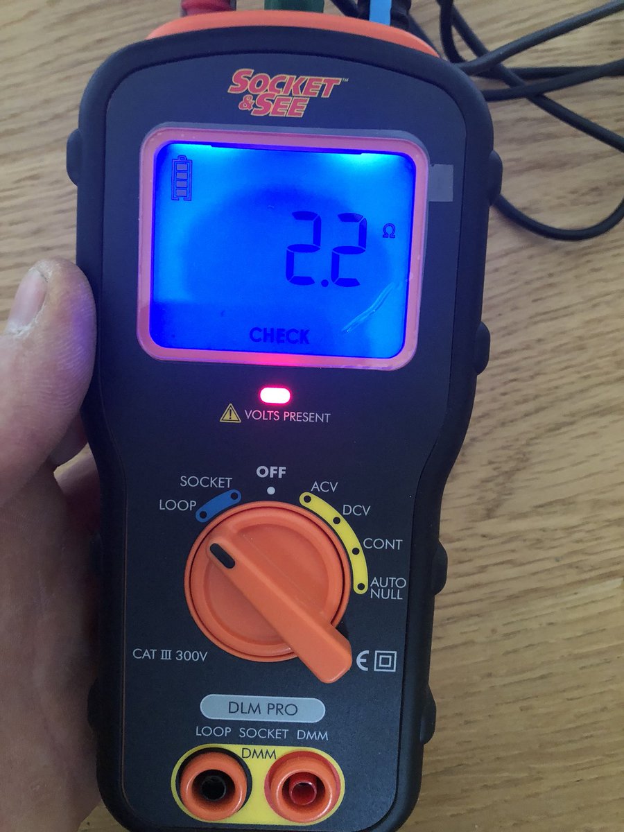 Reactionplumber's tweet photo. When you get all excited to check out your new toy, and try it at home and realise that you have dodgy electrics in your own house 😫 @Sterling4Gas @SocketSee @juhearn1 https://t.co/AQB1yq7BkR