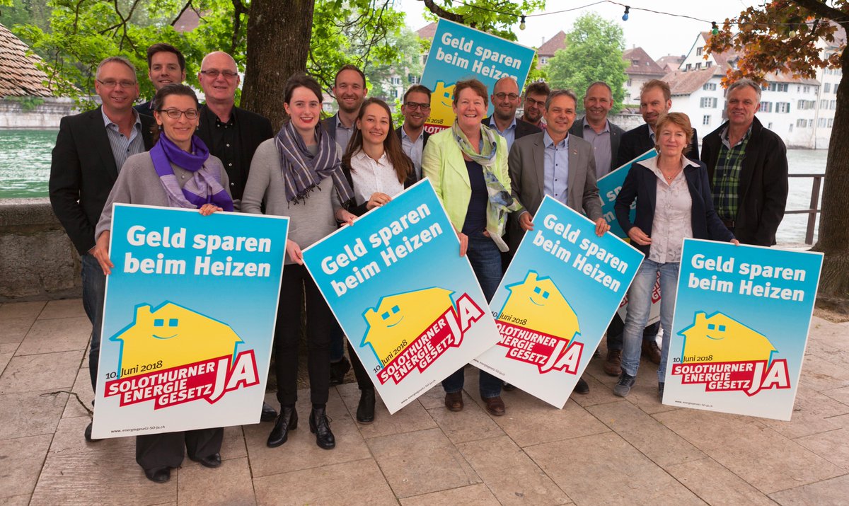 #JAzumEnergiegesetz im <a href="/KantonSolothurn/">Kanton Solothurn</a>. Das energiegeladene, breit abgestützte Komitee wirbt für ein JA!
