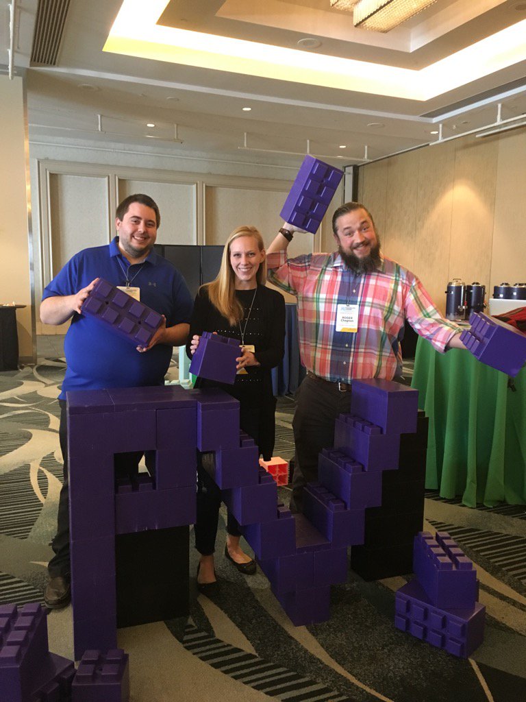 rogerchagnon3's tweet photo. Building the future one block at a time. #wearepinevalley #education #PLSummit18 https://t.co/51itEpsTNj