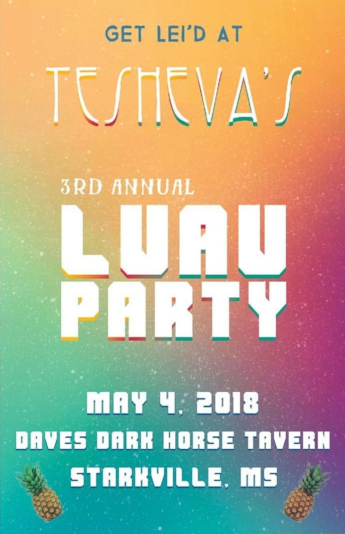 davesdarkhorse's tweet photo. Join us tonight for @TeshevaBand and their third annual LUAU PARTY tonight at the Tavern. https://t.co/glNXMbyjkW