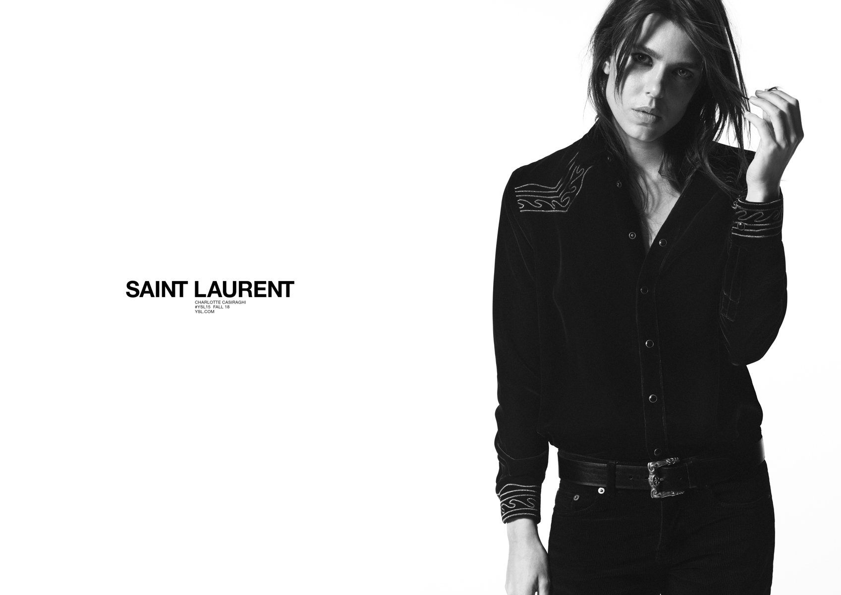 SAINT LAURENT 在 Twitter: "CHARLOTTE CASIRAGHI