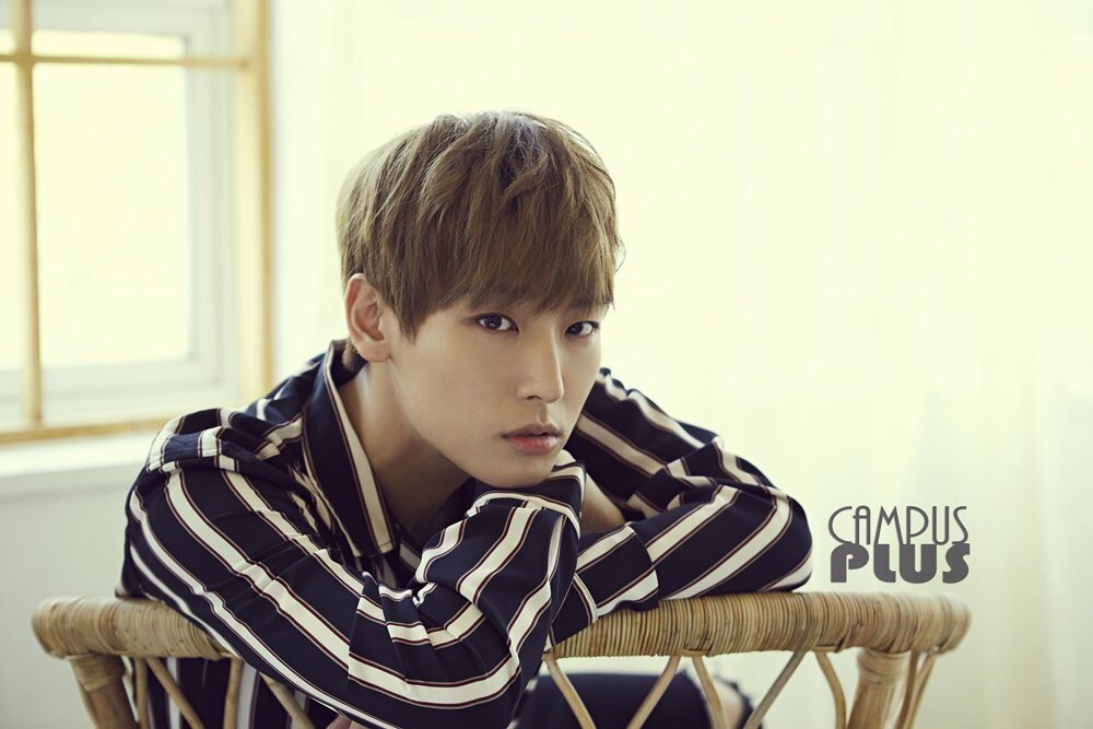 SoundLineRadio's tweet image. #InSeong, integrante de #SF9 posa para la revista #CampusPlus.