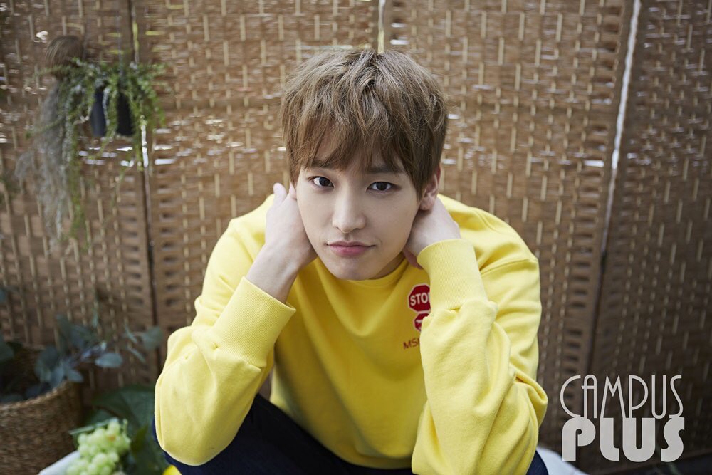 SoundLineRadio's tweet image. #InSeong, integrante de #SF9 posa para la revista #CampusPlus.