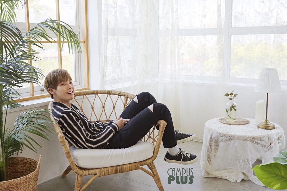 SoundLineRadio's tweet image. #InSeong, integrante de #SF9 posa para la revista #CampusPlus.