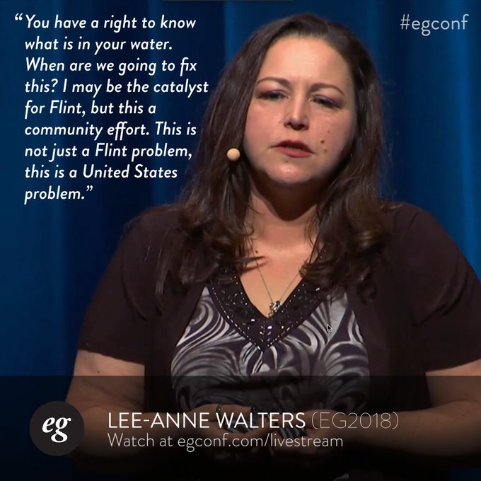Lee-Anne Walters refreshes us with the fight for clean water in the US! #egconf https://t.co/EER6pex<a href="/tag/egconf"class="tags"><span>#egconf</span></a>