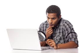 ellykelly's tweet photo. #BadStockPhotosOfMyJob I investigate illegal images of children by looking at a screen with a magnifying glass - for fingerprints on the files obvs. Very occasionally I take a hard drive out of a machine and look at that with a magnifying glass instead. Deerstalker optional. https://t.co/LncmII6mMM