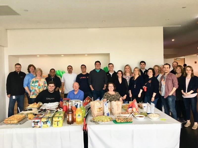 Forecast5's tweet photo. Let's taco 'bout how much fun we had at our Cinco de Mayo potluck! Great food, great friends. 🌮😃 #F5Team #F5A #workfun https://t.co/qwbqr00HPo