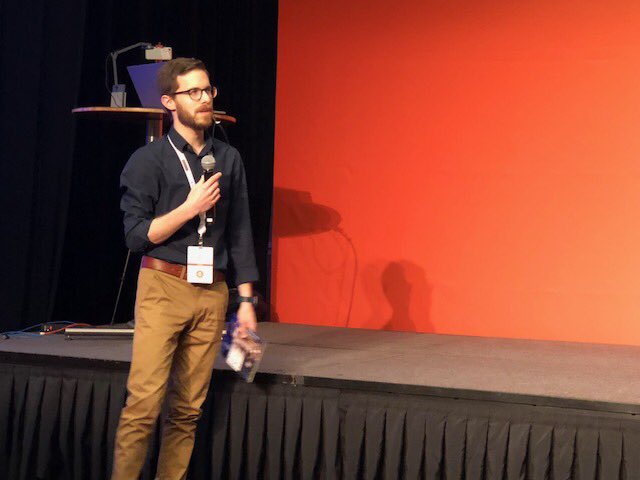 Had an incredible experience speaking at #CX18 about augmented reality! We are ecstatic that a company as forward-thinking as <a href="/Genesys/">Genesys</a> is as pumped as we are about the future of digital experiences. #chipabi