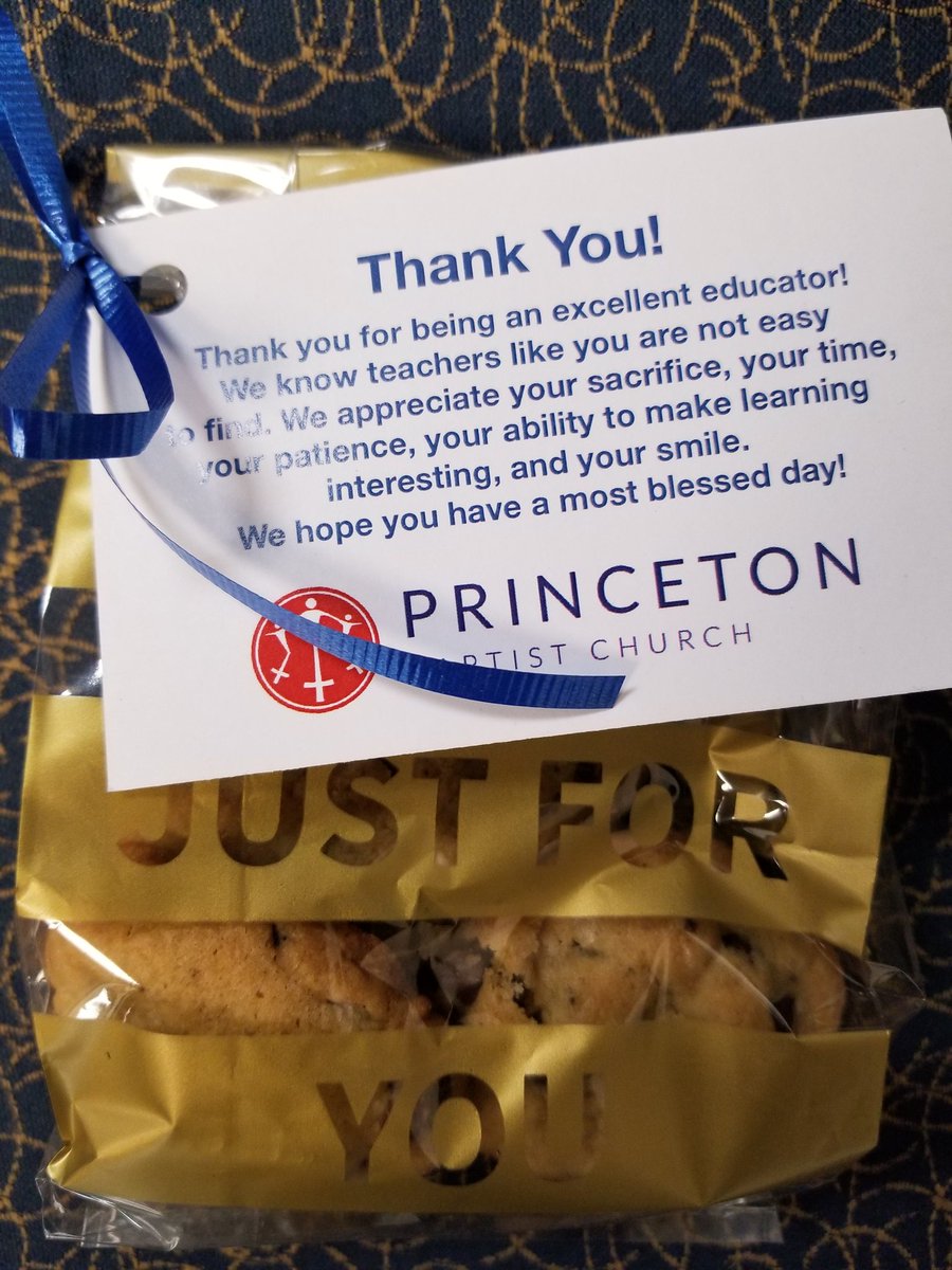 Thank you to Princeton Baptist Church for the special Teacher Appreciation goodies!! <a href="/PES_Bulldogs/">Princeton Elementary</a>