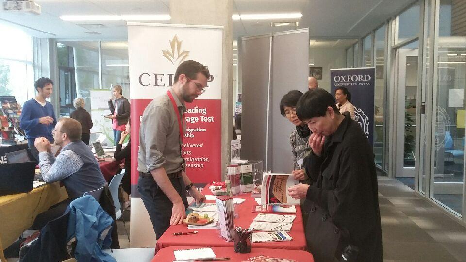 thecelpiptest's tweet photo. We are at the @bcteal conference and it's off to a great start! Watch out for our CELPIP Instructor Training, presentation on CAEL, and awesome giveaways at the booth! #BCTEAL18 #CELPIP #CAELTest https://t.co/KHzHz2AaH7