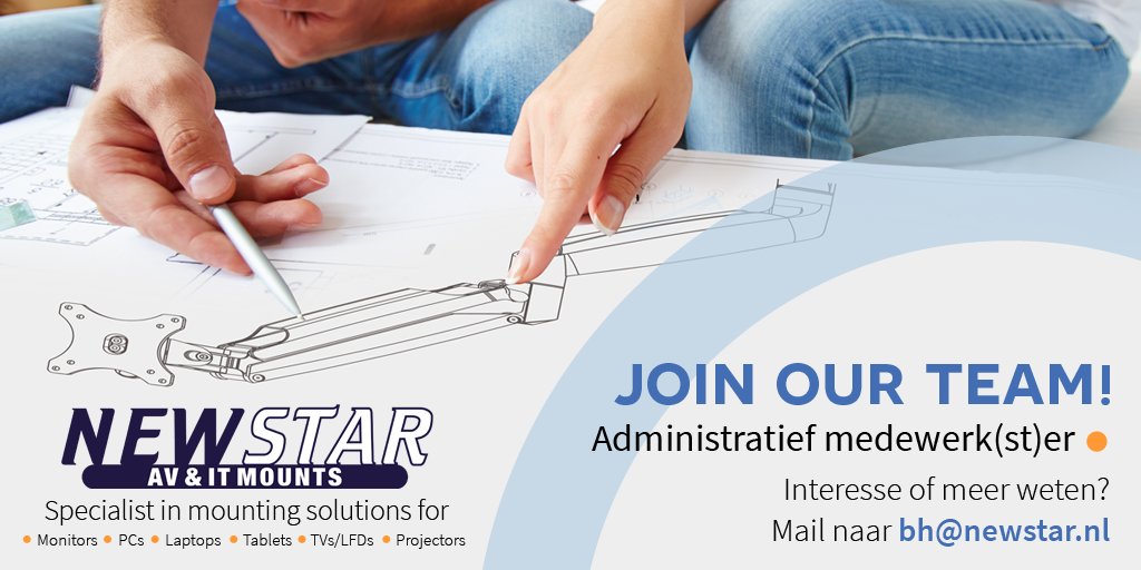 We are hiring! Administratief medewerk(st)er omgeving Haarlem:
Stuur jouw cv voor verdere details naar bh@newstar.nl
#NewStar