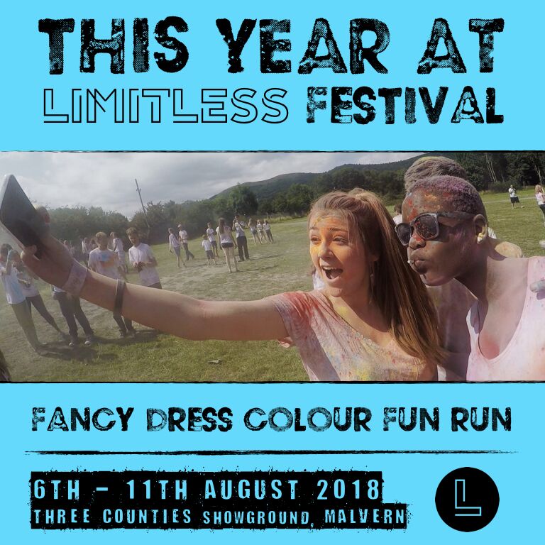 And we also have a fancy dress colour fun run happening this year at Limitless Festival! #LF18 #Limitless #Festival #Elim #AgainstTheFlow #ATF