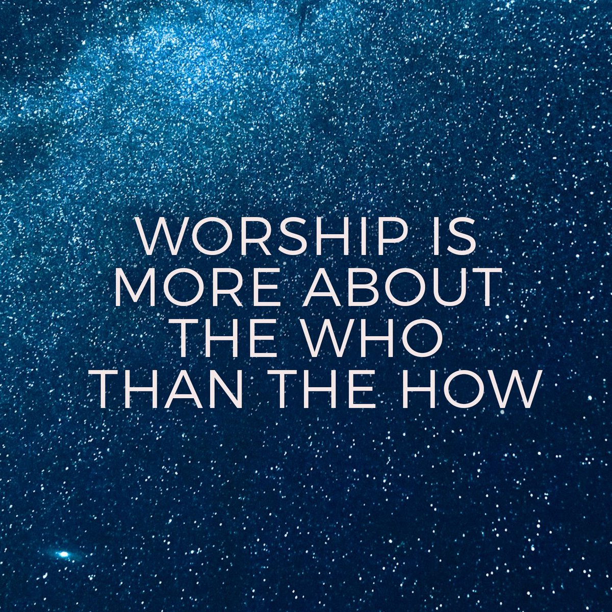 centralmsm's tweet image. Worship is more about the Who than the how. #BottomLineWeek4 #KnowGodSeries #MSM