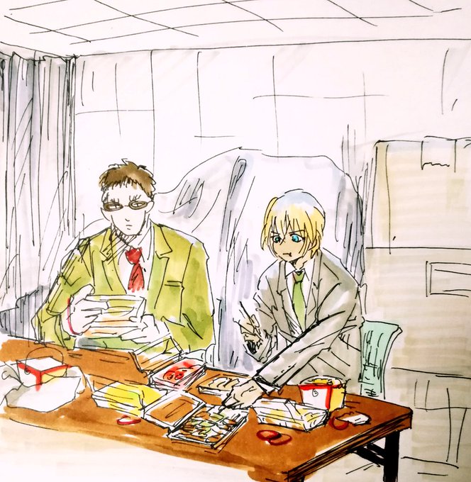 【ラクガキ】外で一緒に食べるわけにもいかないので。

降谷と風見の公安飯(デパ地下惣菜風見セレクト)【コナソ】 