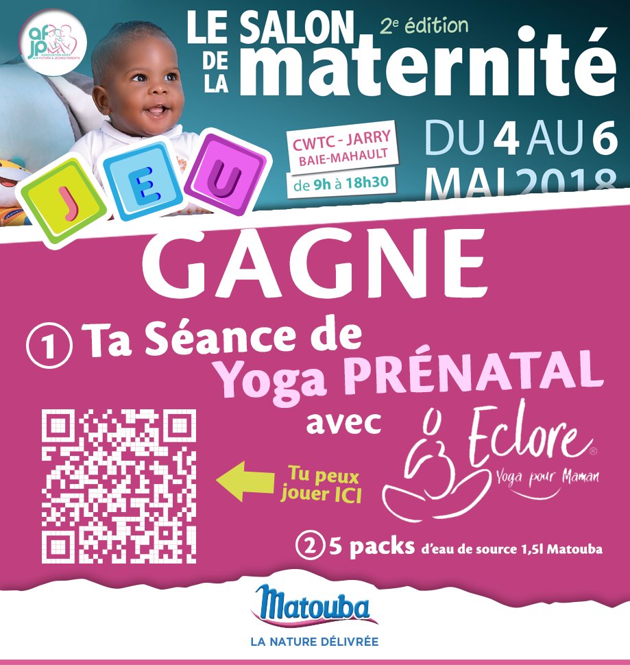 EAUMATOUBA's tweet photo. #jouer #gagner #seance #yoga #prénatal #ecloreyoga #salon #maternité #Guadeloupe #futur #maman #tenter #chance 🤰🏽👇🏽😃👇🏽🤰🏽 https://t.co/97GCZaA9r3