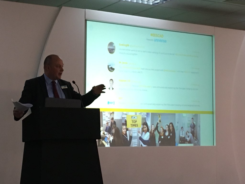CHorobinMFG's tweet photo. What a great gathering of employers and students celebrating their engineering projects #eescad @TheEDTUK @EEF_Insights #ukmfg https://t.co/91qxLU9mor