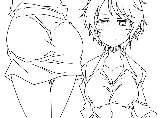 胸ばっかり描いてたら体によくない気がしたからおしりも描いた(健康志向) 