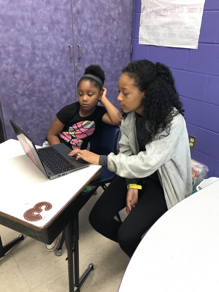 mcsatterly's tweet photo. My LEAD Seminar @BGHSLEADacademy class working with students at PBC...reading, writing and math!!  #TaketheLEADday https://t.co/YEDK5zzPEn
