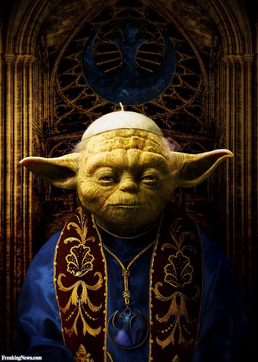 bentinius's tweet photo. May the 4th be with you.
And also with your midichlorians. #CatholicJediJokes https://t.co/9PG80cx3CM