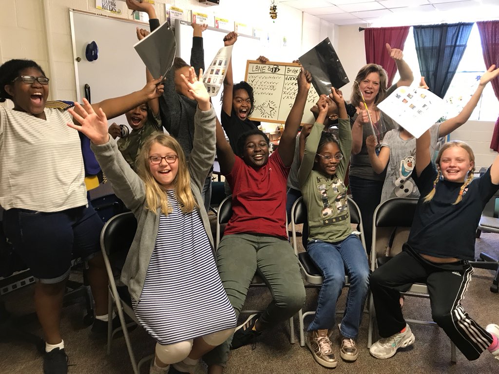 LBNELibrary's tweet photo. So excited!! The Bees are moving on to district competition! Stay tuned...
#lbne #R2RC #readerbeesrock https://t.co/dKMvfEQL4B