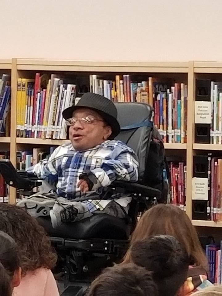 NISDTimberwilde's tweet photo. This morning we were honored to host the 2007 NISD Pillar of Caring, Mr. Andy Ramirez. He shared his inspirational story of success in the face of adversity. His message of caring and kindness was perfect for our 5th grade audience. Thank you, Andy. We enjoyed our time with you! https://t.co/RZWNahrlyN