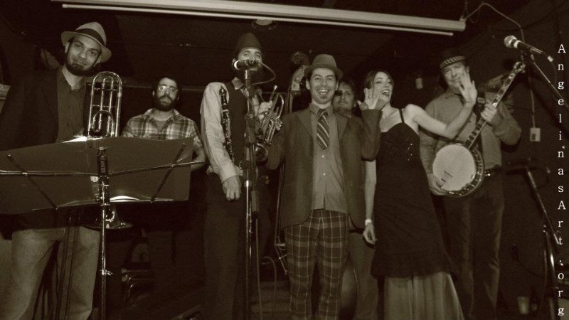 Get your swing on with music from The Dapper Dandies tonight at 9!