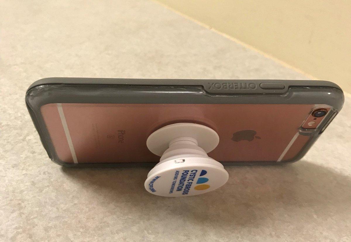 CFF_NENY's tweet photo. Our CFF branded phone stands are in! Reminder, today is the last day of our #GreatStrides challenge. Raise $150 or more by tonight and this can be yours! https://t.co/c6wKTMdmgK https://t.co/y9gM46lzcI