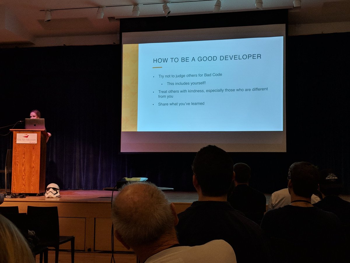 JeffKoenig's tweet photo. How to be a good developer #eriedayofcode https://t.co/i2GxA53DQz
