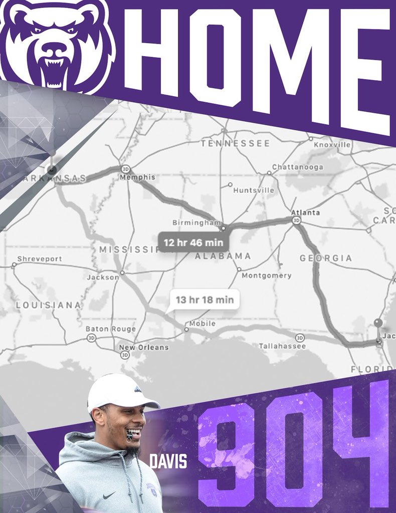 Coach_TDavis's tweet photo. Now i heard they call it Sacksonville down in Duval County! So it's only right if we come down after two Bears posted double digit sacks!! #904 #CountItUp #UCA #BEARCLAWSUP https://t.co/buNuzRcjg8
