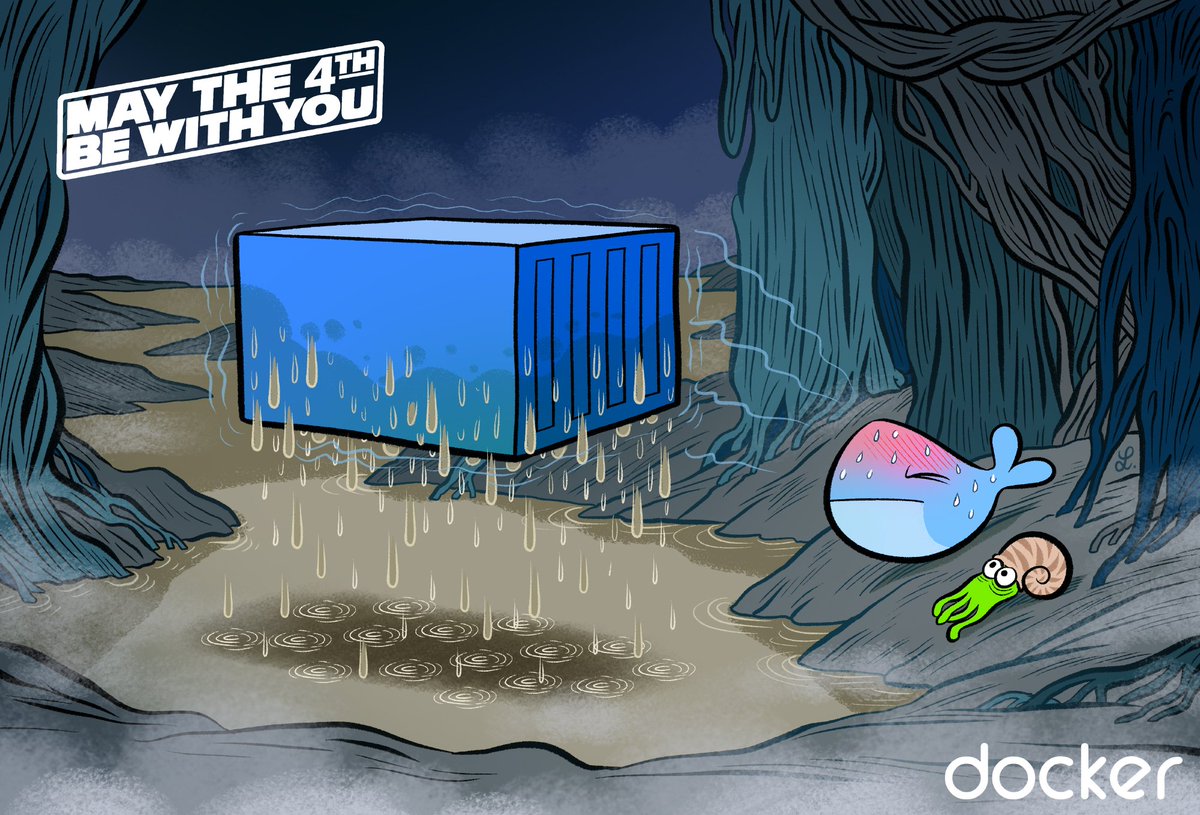 Docker's tweet image. #Maythe4th be with you!