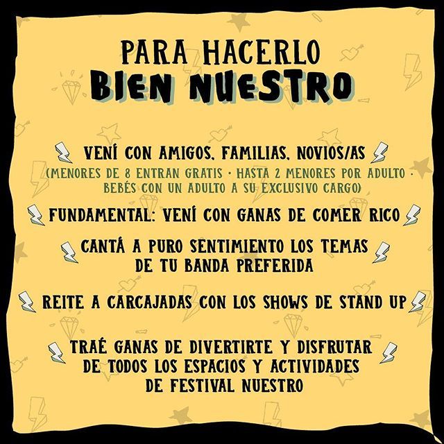 festivalnuestro's tweet photo. Recordá para mañana #LoQueSi ✅
.
#FN18 #SomosNuestro https://t.co/9YYCtp0b7e https://t.co/JsOtF92qMC