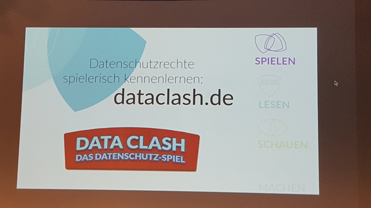 Ein Spiel zur #DSGVO für Verbraucher 😂 Geil #rp18