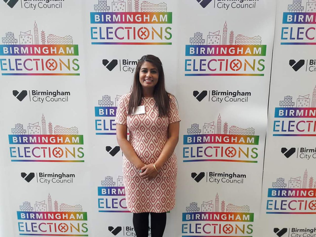 I want to inform you all that I managed to place fourth, therefore on this occasion I will not be the councillor for North Edgbaston. 
So happy, so blessed and so looking forward to continuing this amazing journey. #NotBadfor8WeeksWork
