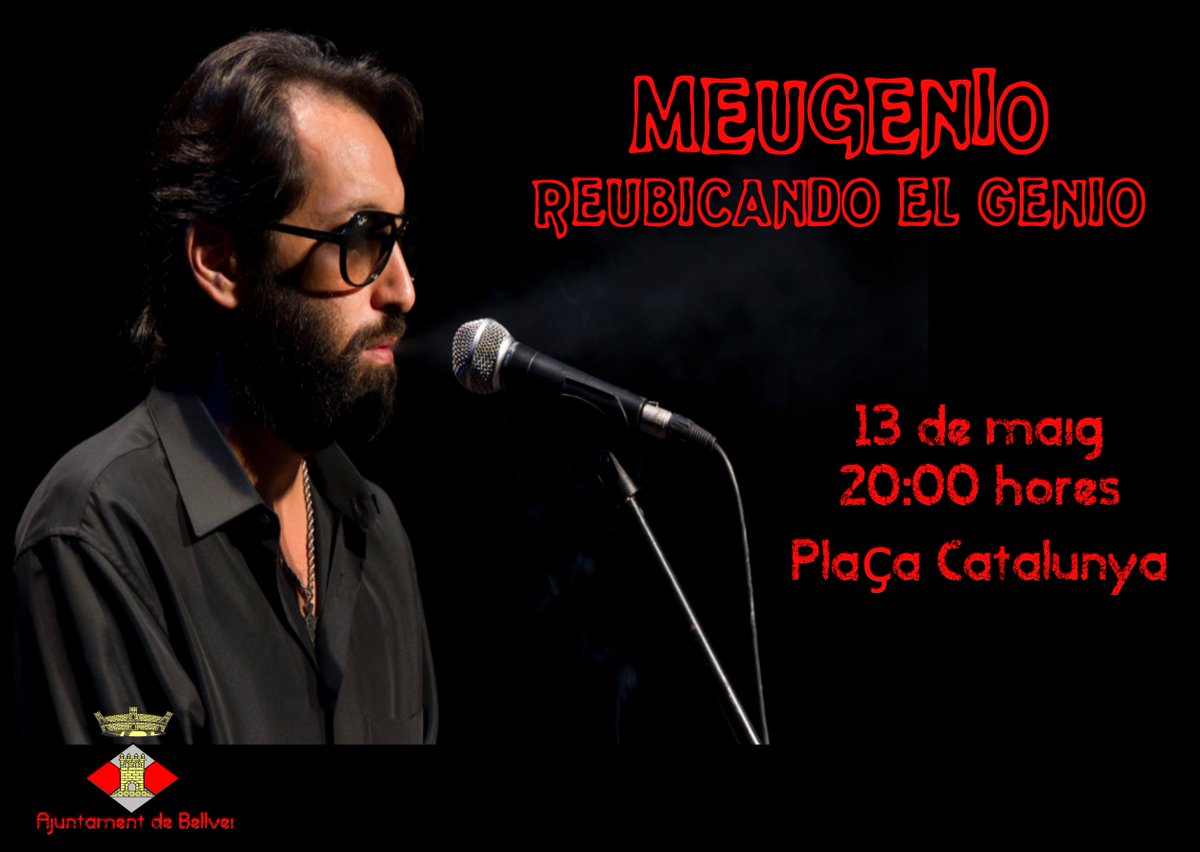 PIJBELLVEI's tweet photo. Me-Eugenio serà a la Fira de Sant Isidre de Bellvei el proper 13 de maig a partir de les 20h a la Plaça Catalunya. https://t.co/SGW9uHd3xQ
