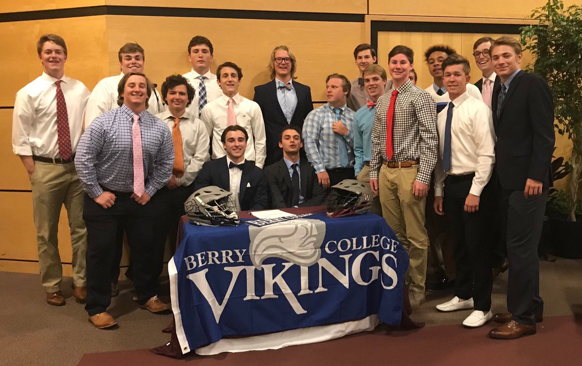 WalkerJackHall's tweet photo. So proud of Walker Wolverine Lacrosse player, Ben Laufer, who signed a letter of intent to play for the Berry Vikings! https://t.co/81RLB4JTgW