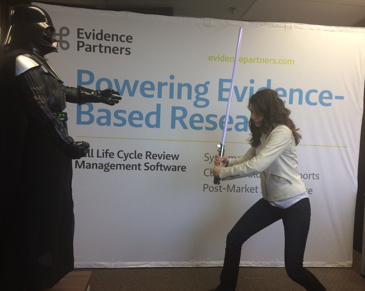 evidencepartner's tweet photo. #Maythe4thbewithyou in all of your literature review endeavours, so that you may triumph over the dark side (and low-quality evidence). #systematicreviews #litreviews #Starwarsday https://t.co/nPKfK8qsuu