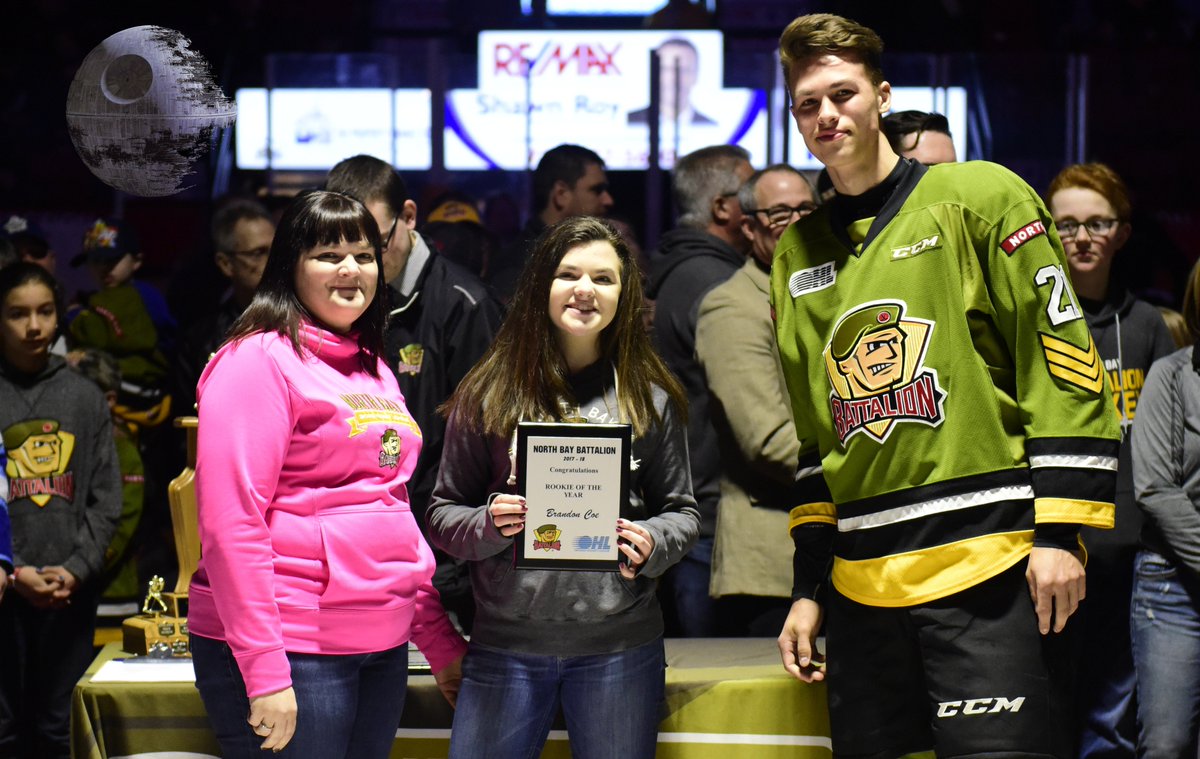 Brandon Coe is presented his Wookiee of the Year Award. 

... did we do that right? 

#MayThe4thBeWithYou