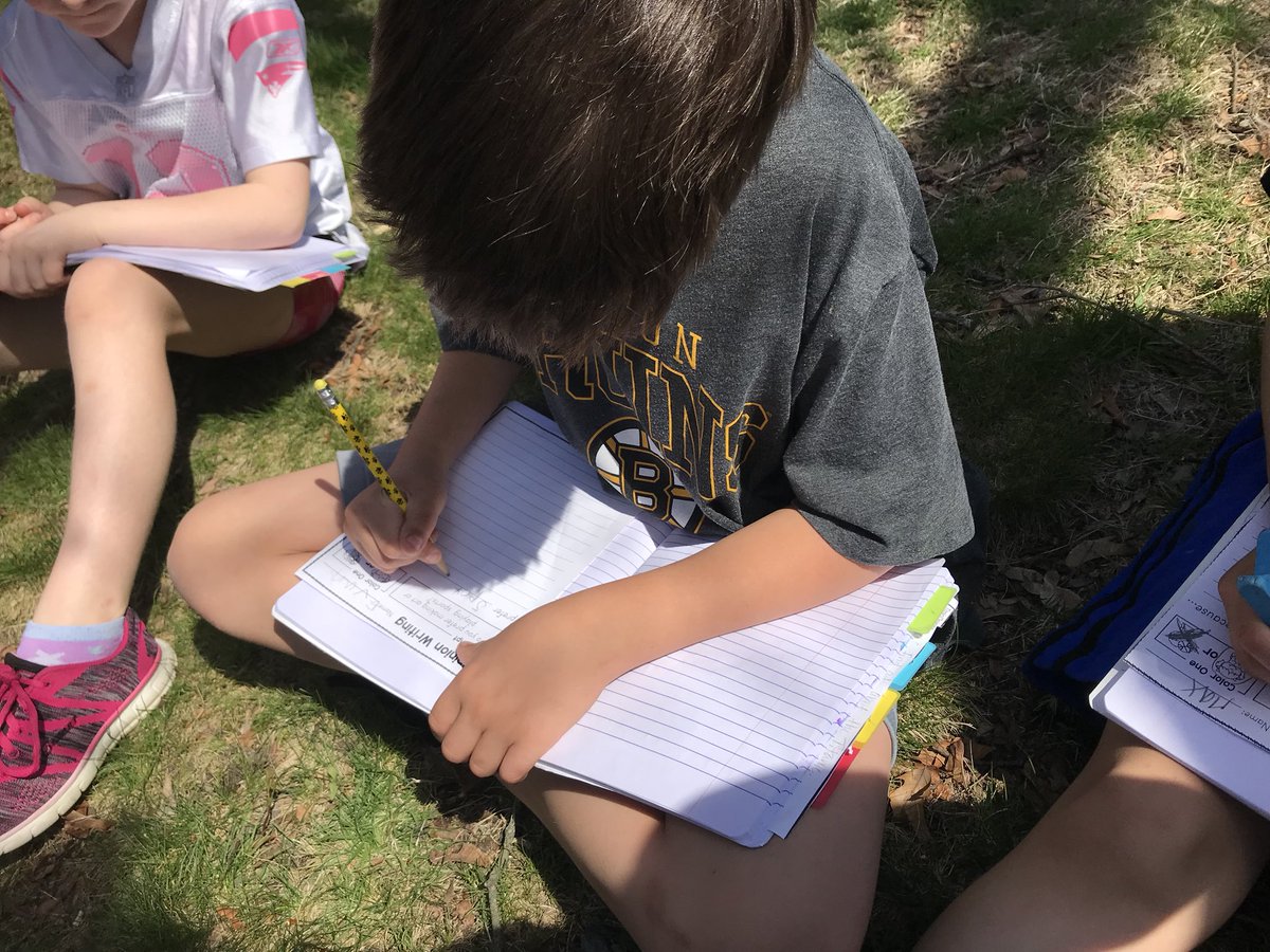 2SRules's tweet photo. We love writing outside on a sunny day☀️ https://t.co/QCfq1FG7W7