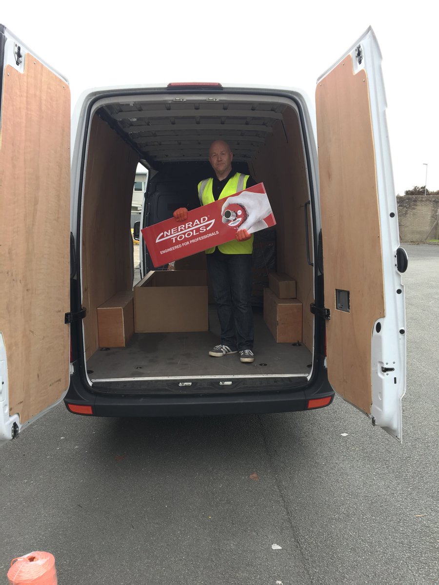 Loading the van for Installer at the Ricoh next week. Great deals available, come and meet some of the new team members!